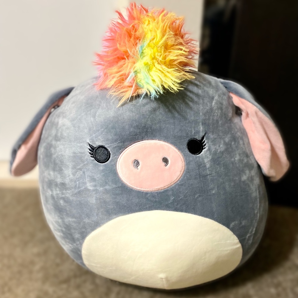 ❤️Squishmallows EXCLUSIVE 14" Donkey Squishdoos NWT.